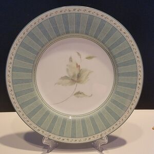 Fitz & Floyd Classic Choice MONTEREY Green Flowered Salad Plate 1999